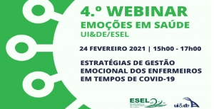 ESEL promove 4.º webinar sobre emoções em saúde