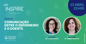 Comunicação, enfermeiro e doente: os pilares do próximo webinar INSPIRE