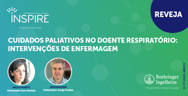 Qual a intervenção da Enfermagem nos cuidados paliativos no doente respiratório? Jorge Freitas e Sara Gomes respondem