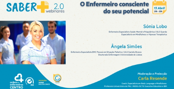 Webinar para enfermeiros tomarem consciência do seu potencial